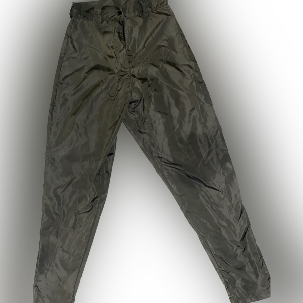 PrettyLittleThing Olive Satin Trousers